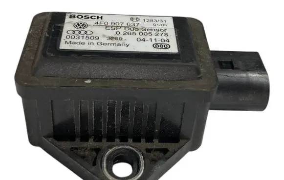 Audi A4 S4 B7 8E 8H ESP acceleration yaw rate sensor 4F0907637 0265005278
