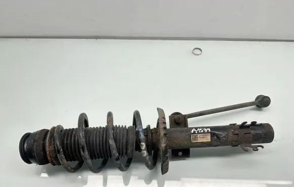Front shock absorber with coil spring