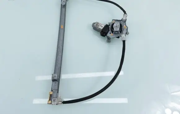 Renault Scenic I Front door window regulator with motor 400733T8