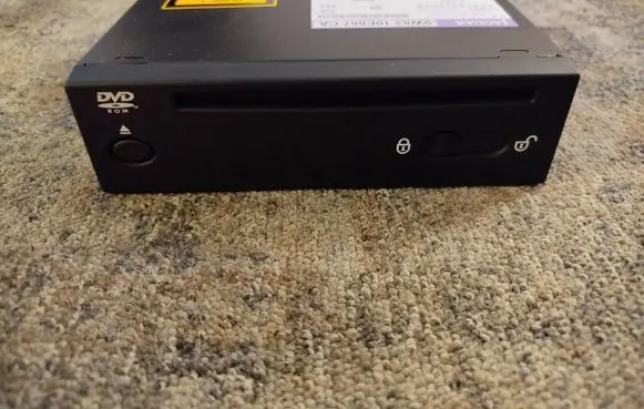 Navigation unit CD/DVD player