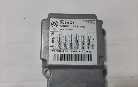 Volkswagen Golf VI Airbag control unit/module 5K0959655