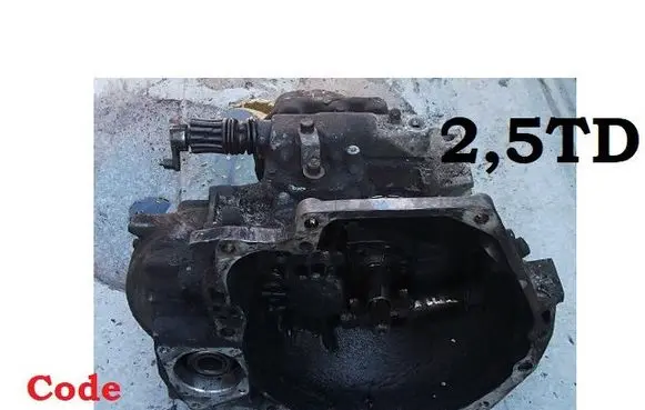 Chrysler Voyager Manual 5 speed gearbox NVT750 AB630350