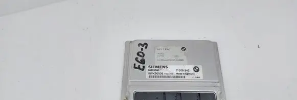 BMW 5 E60 E61 Engine control unit/module 7509942 7506937