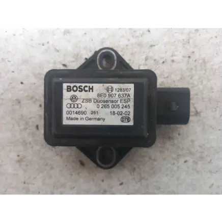 Audi A6 S6 C5 4B ESP acceleration yaw rate sensor 8E0907637A 0014690 0265005245