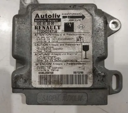 Renault Scenic I Airbag control unit/module 550803800 7700437471A