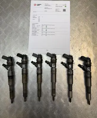 BMW 5 E60 E61 Fuel injectors set 7792096 0445110219