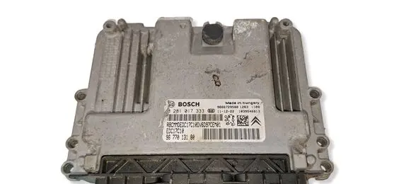 Citroen C4 II Engine control unit/module 0281017333 9666729580 9677013180