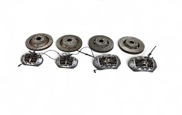 Mercedes-Benz E W212 Brake discs and calipers set 20A493011A 20A493021A 15H0740760