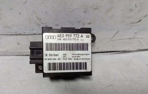 Audi A8 S8 D3 4E Other control units/modules 4E0959772A 4E0910772A 898053000001
