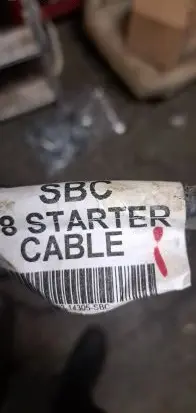 Jaguar XJ X350 Wires (starter motor) 5W9314305