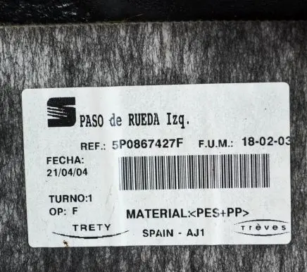 Seat Altea XL Other trunk/boot trim element 5P0867427F