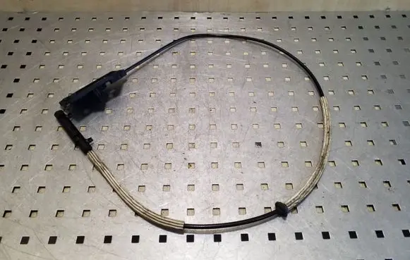 Volkswagen Touareg I Engine bonnet/hood lock release cable 7L6823535C 7L0823633F