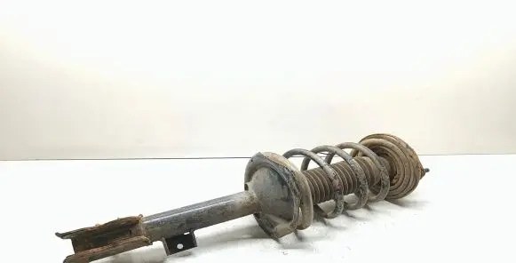 Front shock absorber with coil spring