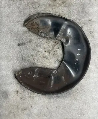 Audi A6 S6 C6 4F Rear brake disc plate dust cover 