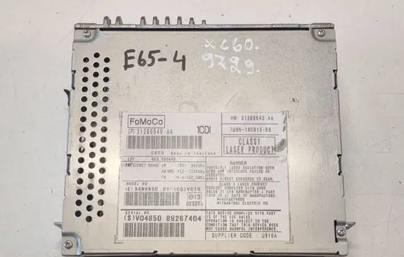 Volvo XC60 Radio/CD/DVD/GPS head unit 31260540AA