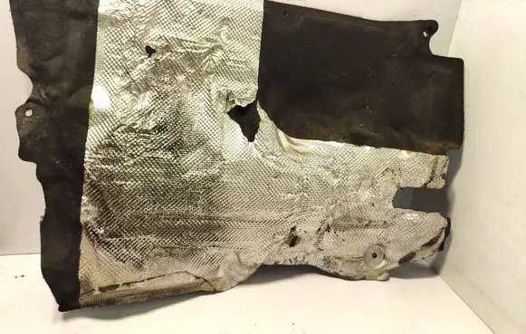 Volvo V60 Heat shield in engine bay