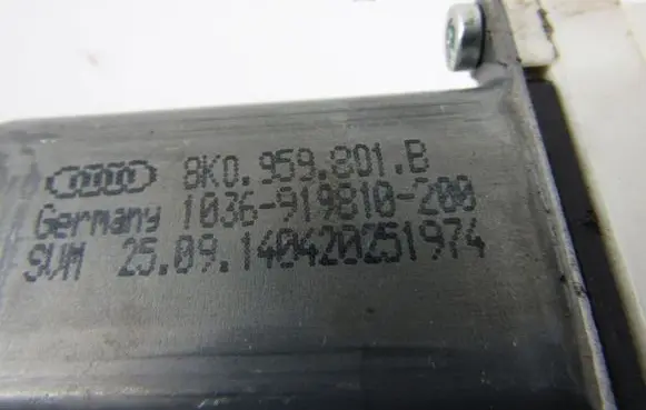Seat Alhambra (Mk2) Rear door window regulator motor 942887100
