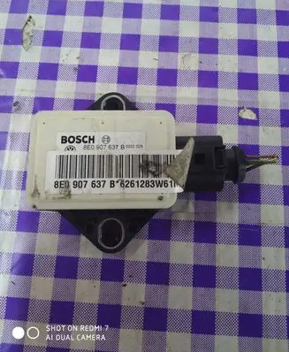 Audi A4 S4 B7 8E 8H ESP acceleration yaw rate sensor 1275100609 8EO907637B6261283W61MJUW