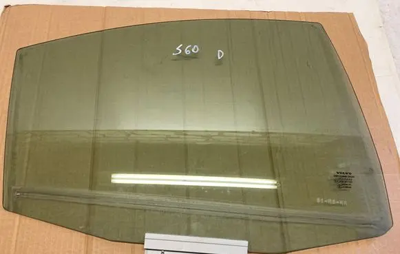 Volvo S60 Rear door window glass DOT57M20AS2 E000186