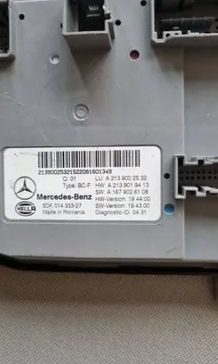 Mercedes-Benz GLE W167 Comfort/convenience module A2139002532 A1679026108