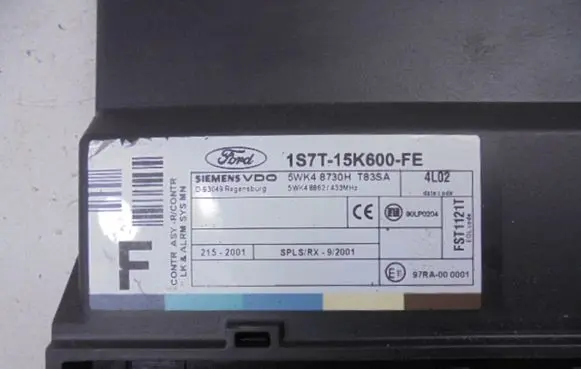 Ford Focus C-MAX Central body control module 1S7T15K600FE