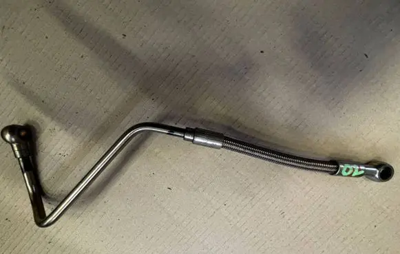 Fiat 500X Turbo turbocharger oiling pipe/hose 55216013