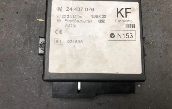 Opel Zafira A Comfort/convenience module 24437076