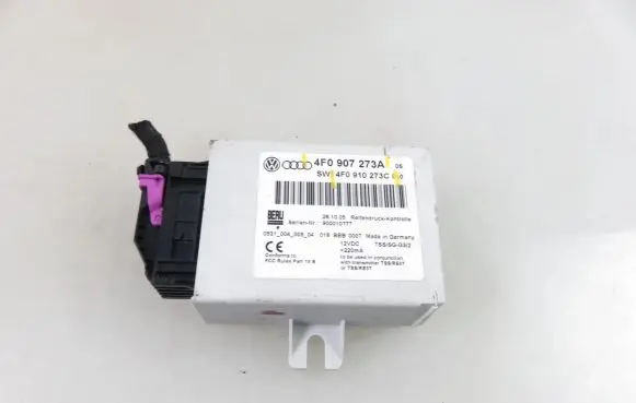Audi Q7 4L Tire pressure control unit 4F0907273A 4F0910273C