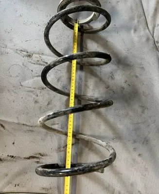 Front coil spring