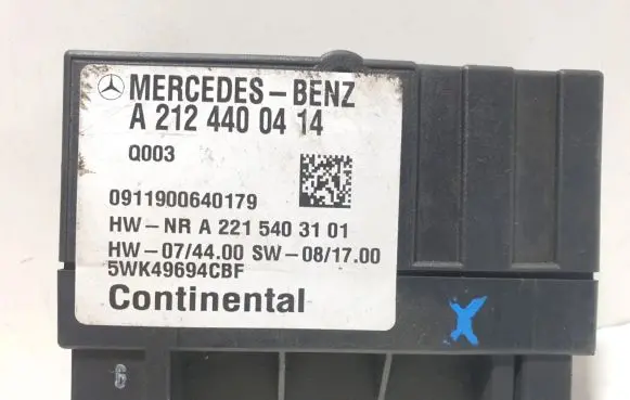 Mercedes-Benz GLK (X204) Other control units/modules