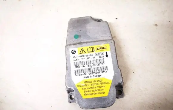 BMW 5 E60 E61 Airbag control unit/module 6577911874901 65.779118749-01