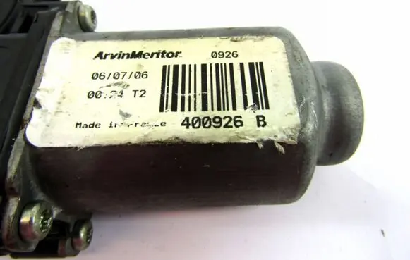 Front door window regulator motor