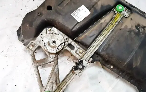 Sliding door window regulator with motor