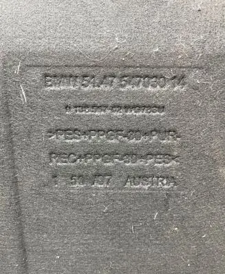 BMW 1 E81 E87 Trunk/boot mat liner 514754703014