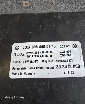 Mercedes-Benz Sprinter W906 Comfort/convenience module A9064460046 A9064480246 A9064460446