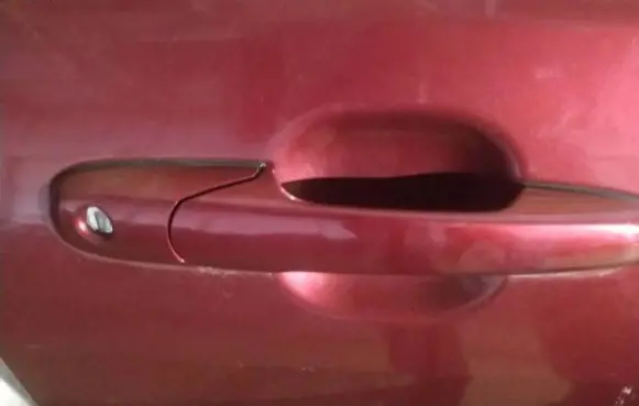 Front door exterior handle