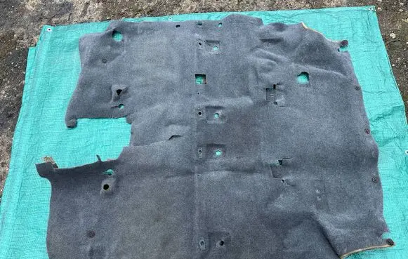 Nissan Patrol Y60 Rear floor carpet liner 7490653N61