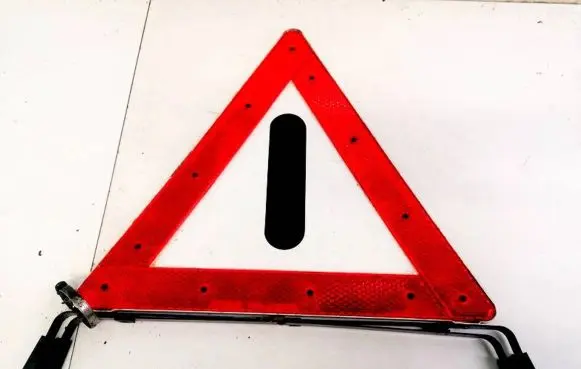 Emergency warning sign