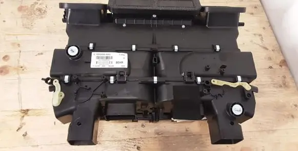 Interior heater climate box assembly