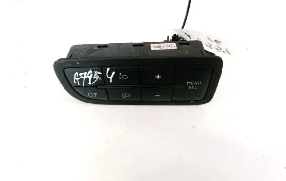 Headlight level height control switch