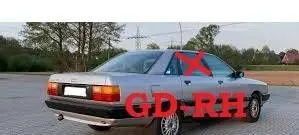 Audi 100 200 5000 C3 Rear door window glass 445845026C