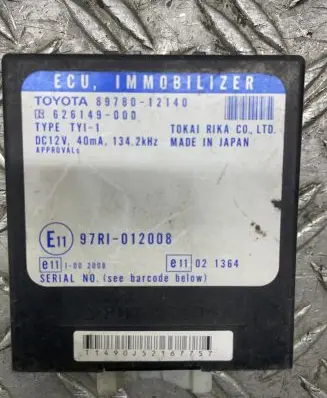 Toyota Corolla E120 E130 Immobilizer control unit/module