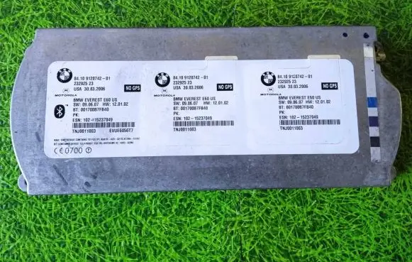 BMW 5 E60 E61 Bluetooth control unit module 23292523 9120742 001700B7FB40