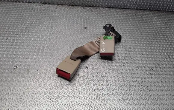 Middle seatbelt buckle (rear)