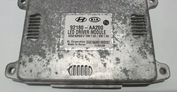 Hyundai Elantra VI LED ballast control module 92180AA200