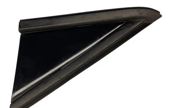 Front door glass trim molding
