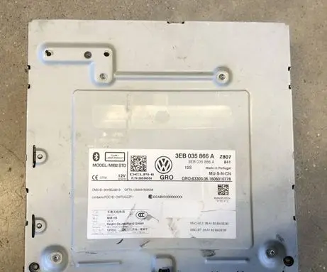 Volkswagen PASSAT B9 MMI control unit 3EB035866A
