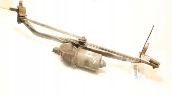 Front wiper linkage and motor