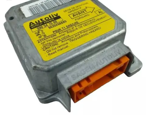 Peugeot 206 Airbag control unit/module 9635268880 550541500