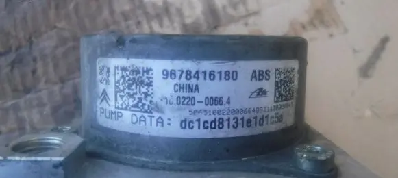 Citroen C3 ABS Pump 9678416180